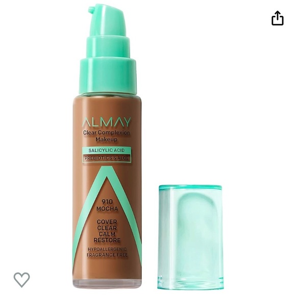 5/$15 Almay Clear Complexion Makeup 910 Mocha - Picture 1 of 3